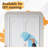 White Primed 60"W X 78"H Solid Core Shaker Bi-Fold Door With Installation Hardware Kit-117228064-117228067
