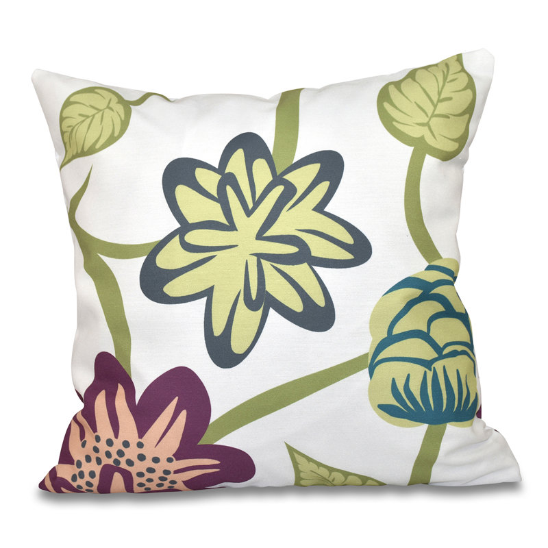 Housse de coussin carré et insert, H 20 po x l 20 po, Mauve