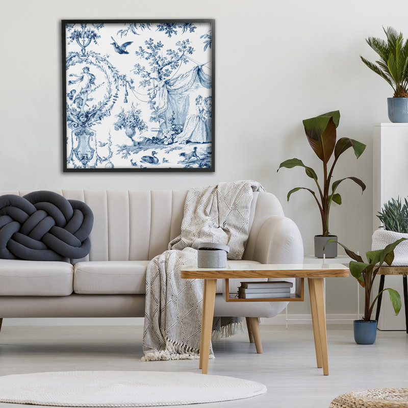 Giclée encadrée de scène de toile classique, design par Vintage Hustle, H 24 po x l 24 po, Giclée encadrée noir minuit
