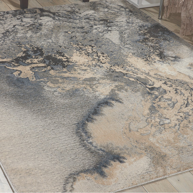 Akins Abstract Area Rug, Rectangle 282 x 389cm