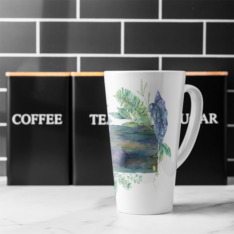 Leaves Board Latte Mug