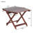 19.6'' Solid Wood Rectangular Folding Table