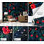 Rouleau de papier peint lisse et colle 10 pi x l 24 po tropical rétro Armand