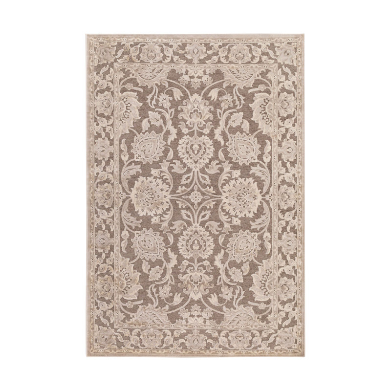 Floral Indoor Rug, Rectangle 5'2" x 7'6"