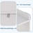 Toy Storage Organizer with 5 Cubbies & 2 Movable Drawers, Kids Bookshelf with Hidden Wheels-1940265917