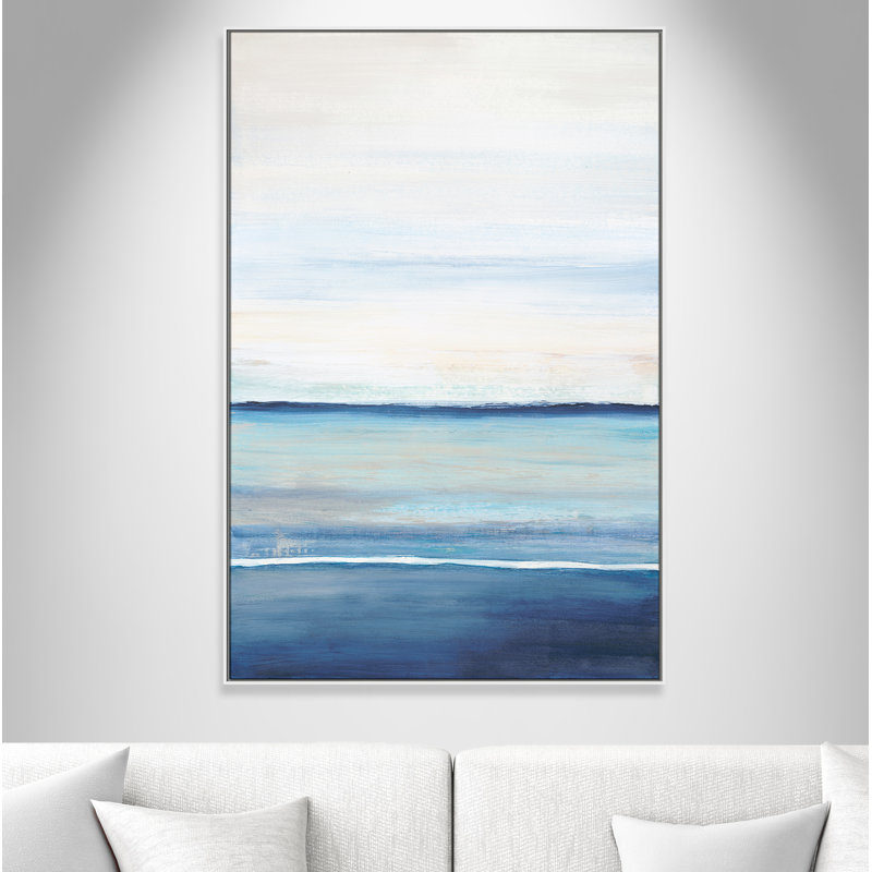 «Emmit Distant Whispers» par Filippo Ioco - reproduction d'art, Toile avec cadre blanc, H 61,5 po x l 41,5 po x P 2 po