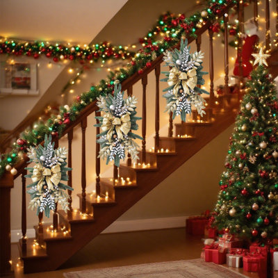 Guirlande de Noël pour escalier