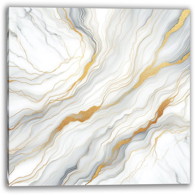 " Golden Veins Marble Elegance "