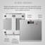 Symple Stuff Aizen Digital Glass Bathroom Scale