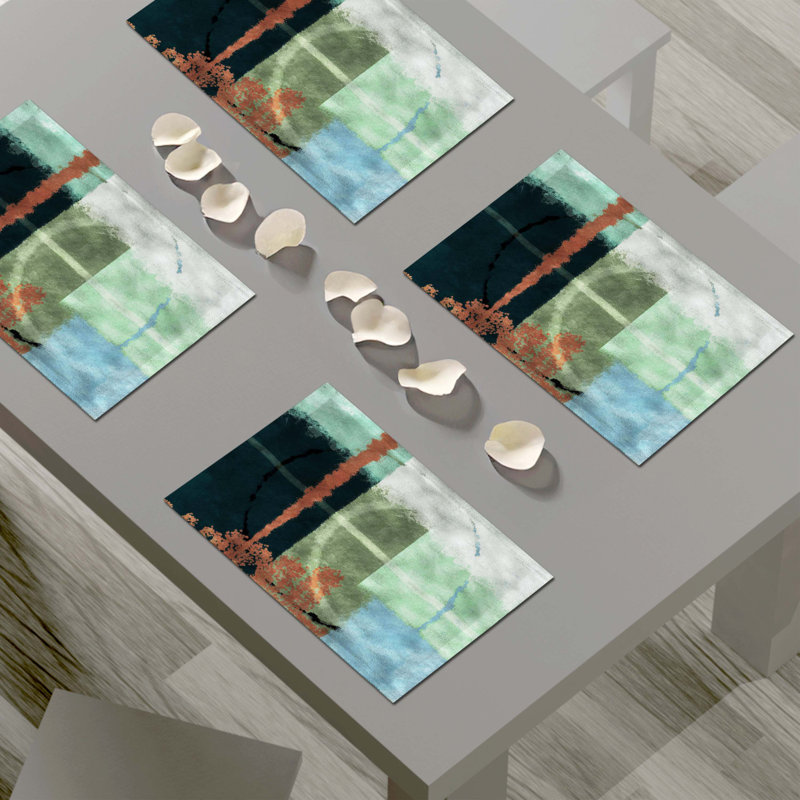 Napperon abstrait en polyester