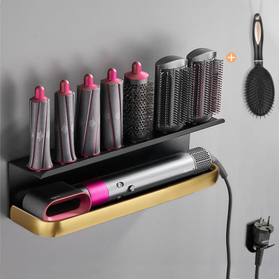 Wall Mounted Storage Holder Compatible with Dyson Airwrap Storage Stand Rack for Bathroom