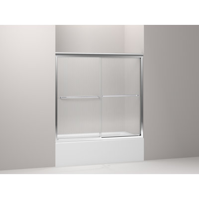 Fluence Frameless Bypass Sliding Shower Door