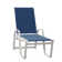 Holna Outdoor Rust-Resistant Metal Chaise Lounge