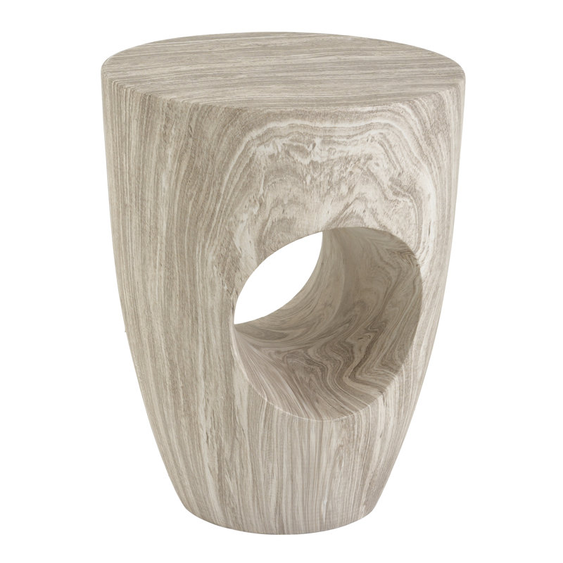 Patio Table with Sturdy Base, Gray
