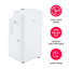 Climatiseur portatif connecté 3 en 1 14 000 Btu (Ashrae) / 10 000 Btu (Doe)