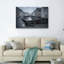 Ensemble de 1 tableau sur toile représentant un canal urbain-129325847-129325846