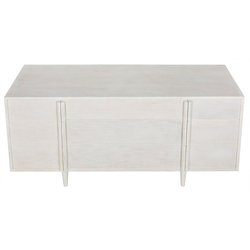 Morten 9 - Drawer Dresser, White Wash