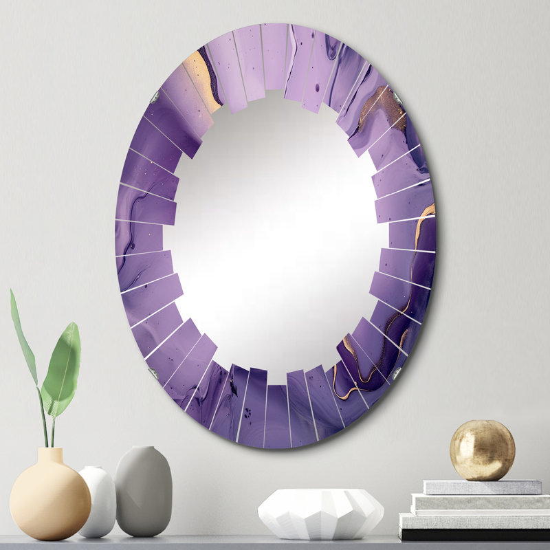 Warvan Oval Mirror, 30" x 20"