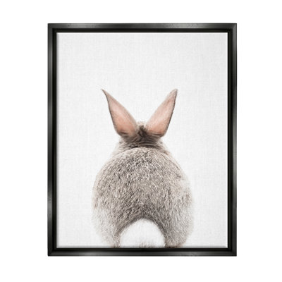 " Rabbit Tail On White " by Sisi And Seb