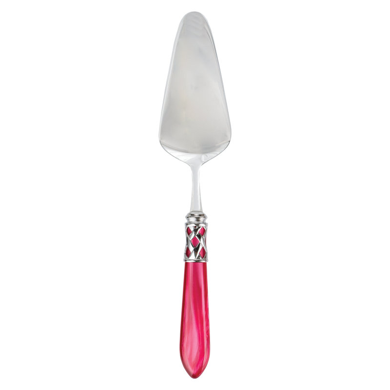 Aladdin Cake Server, Brilliant Raspberry