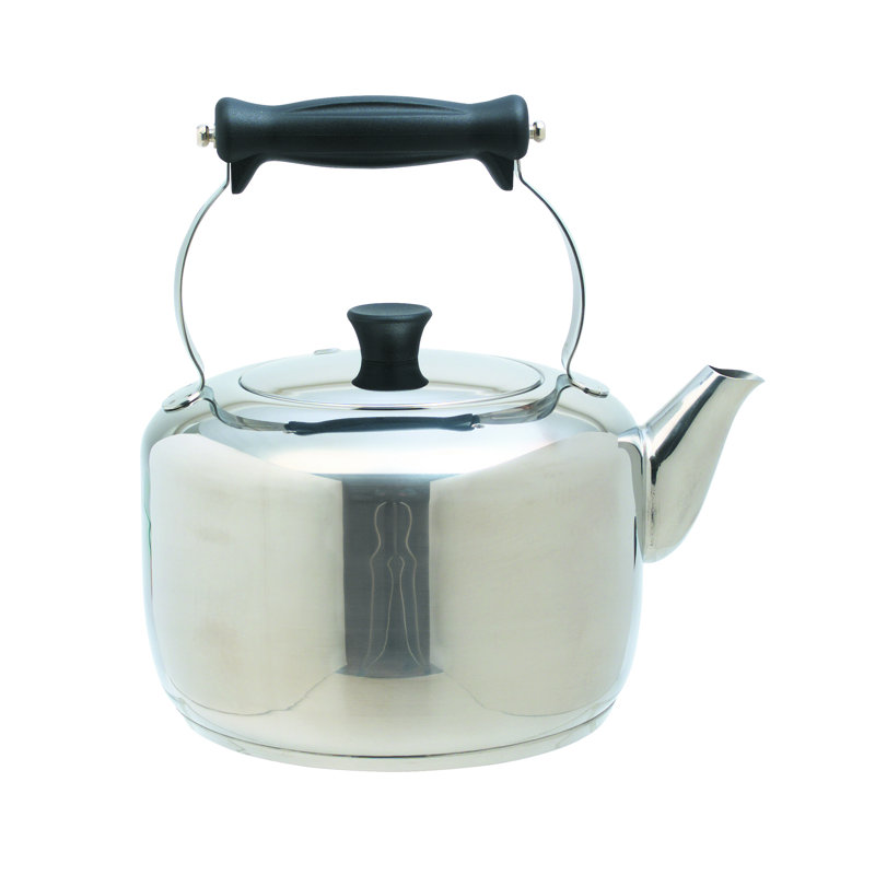 MasterClass Deluxe Stainless Steel Stovetop Tea Kettle, 1.76 Quart