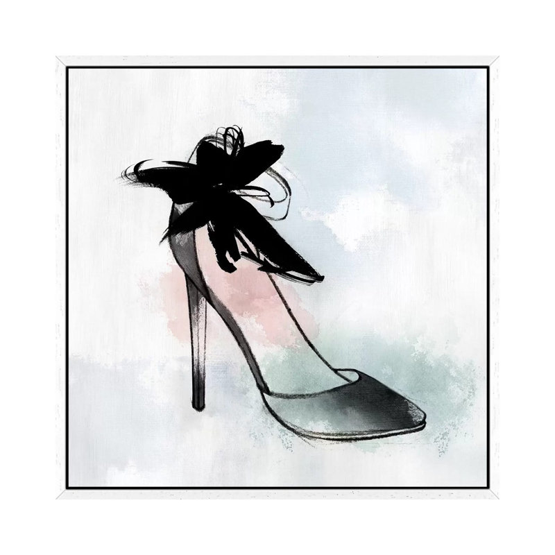 Black Heel II by Isabelle Z - Print on Canvas, 66.04 cm H x 66.04 cm W, White Framed
