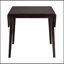Table de salle à manger extensible de 29 à 45 pouces pour 4 personnes, table de cuisine pliante avec pieds en bois d'hévéa durables-1712645408