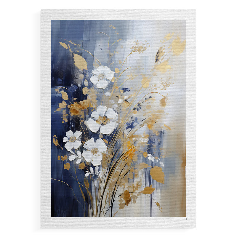 FLORAL Series CCCCXXVII - Impression sur toile seulement - NON CADRE, H 48 po x l 32 po
