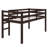 Twin Elevated Loft Bed With Ladder And Strengthened Slat Bed Base-1774588885