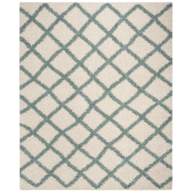 Skyleen Shag Performance Geometric Rug, Rectangle 8'6" x 12'