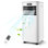 Climatiseur portatif 8 000 BTU avec télécommande