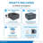 AquaRest Discover AR400 Standard 4-Person 20-Jet Plug & Play Hot Tub with LED Waterfall and Friction Heating-11952622