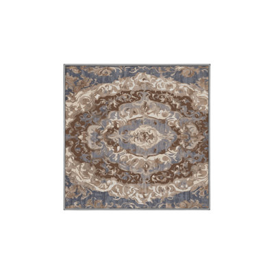 Machine Washable Gray Area Rug