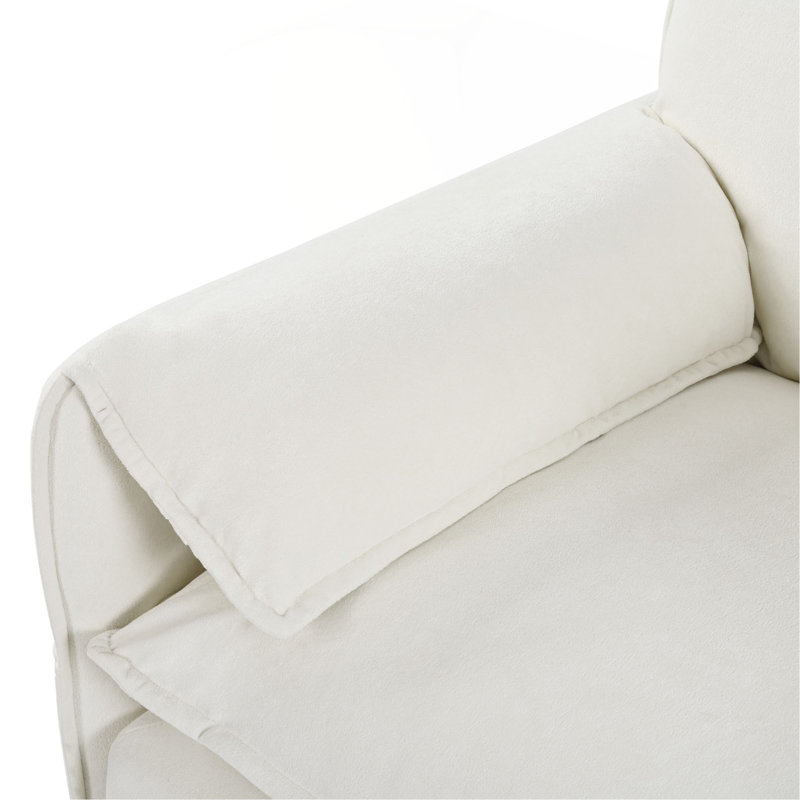 Ensemble de canapé surdimensionné de luxe surdimensionné à 2 sièges profonds, 2 pièces de canapé causeuse, ensemble de canapé en chenille moderne et confortable pour un bureau de salon avec 4 coussins, combinaison de bricolage