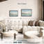 Abstrait «Calm Horizon Canvas Print»-101453284