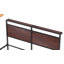 Lit plateforme Livia double avec tête de lit de rangement, lampe DEL et station de recharge, ports USB et Type-C, sommier non requis-831665532-851851202