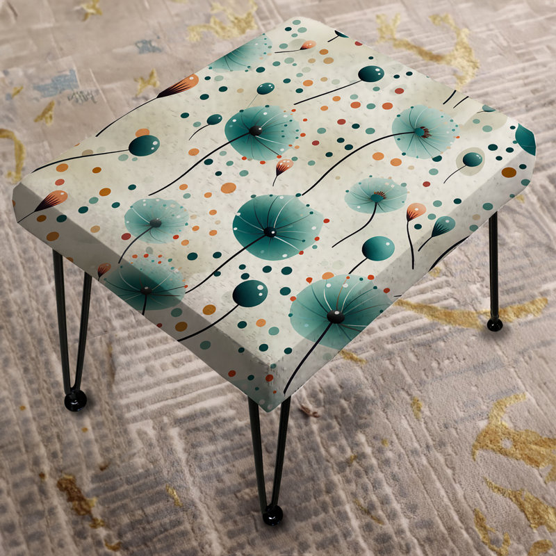 Dreams Polka Dots Pattern II - Polka Dots Rectangle Ottoman