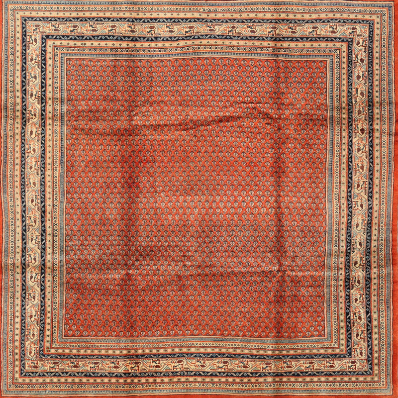 Southwestern Indoor Rug, Round 4'