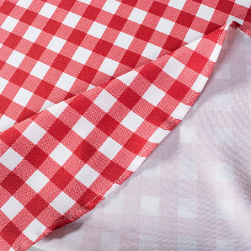 Ellerkamp Check Outdoor Tablecloth, 120" L x 60" W