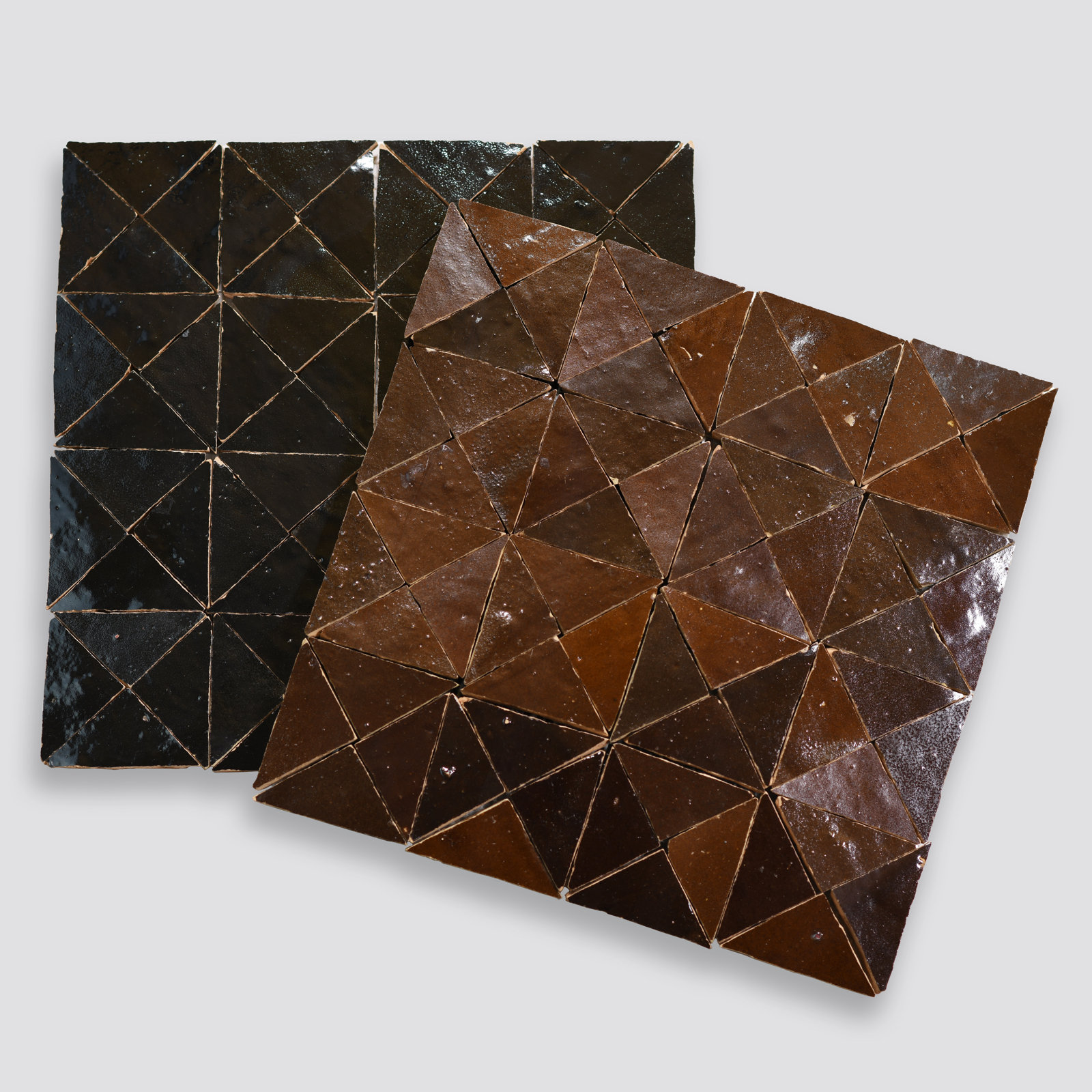 Zagora Zellige Mosaic Tile, Maroon