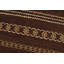 Tapis brun en laine noué à la main de 8 pi 2 po x 10 pi 4 po Gabbeh