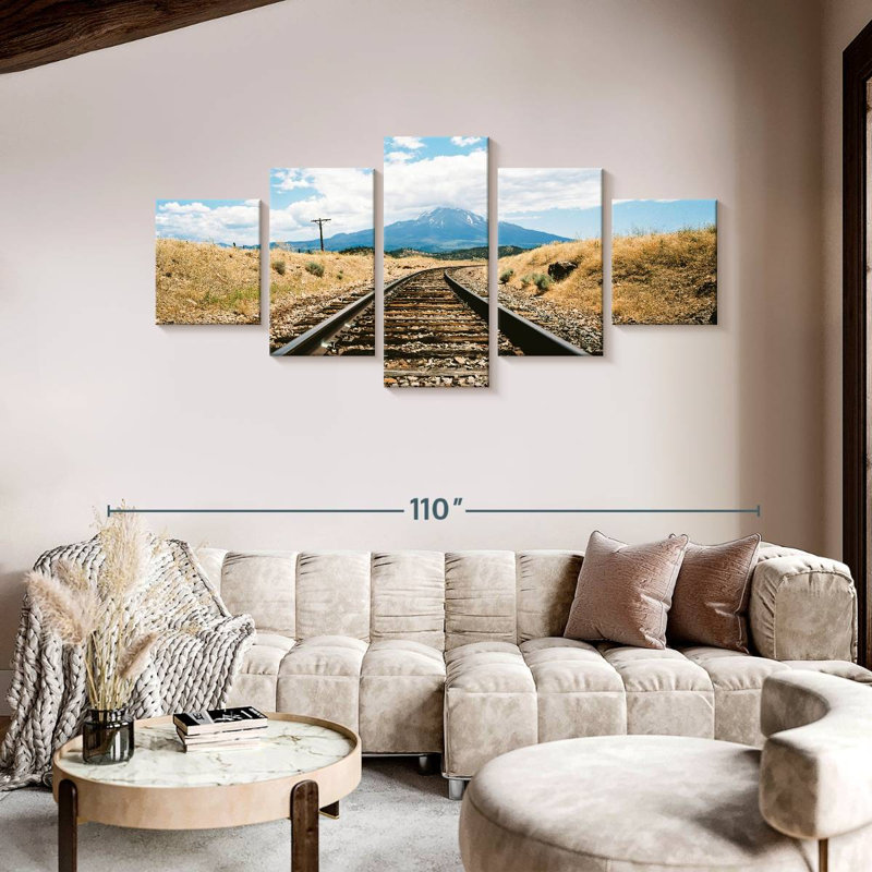 Mountain Shasta Railroad, 42" H x 92" W