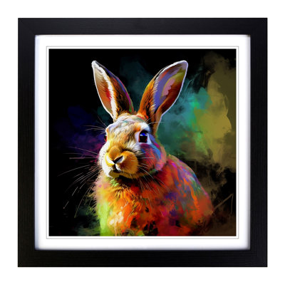 Rabbit Digital No.1 - Framed Print