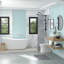 Lavabo de salle de bain vasque en céramique blanche 16 po x 16 po