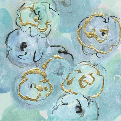 Or bordé bleu sarcelle I