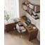 Bureau en L en bois massif avec armoire de rangement-876937608