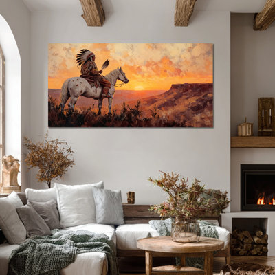 Impression sur toile Native American
