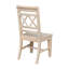 Chaise d'appoint en bois massif Kindelan-19110955