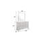 Miroir de style moderne Blaze en bois (seulement miroir)-745539986