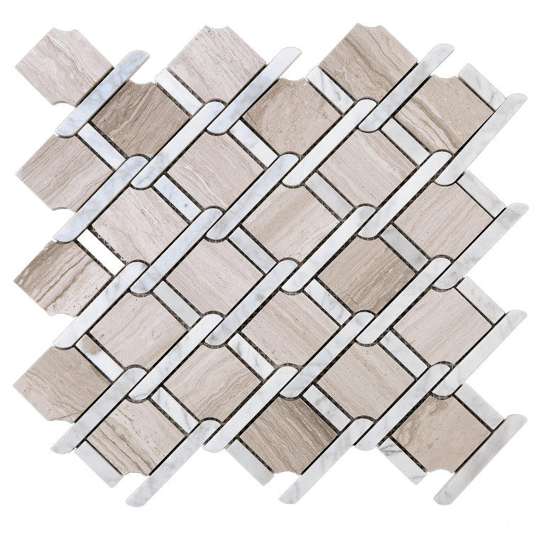 Knot Marble Random Mosaic Wall Tile